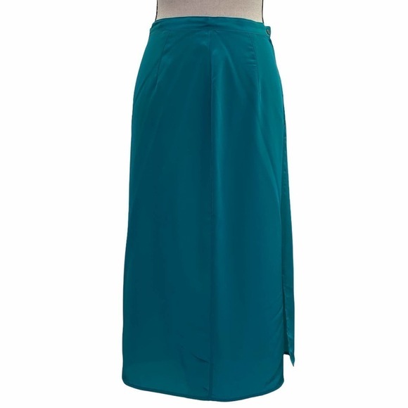 ROLLING Hills in Pacifica Teal Pencil Maxi Skirt - Picture 1 of 12